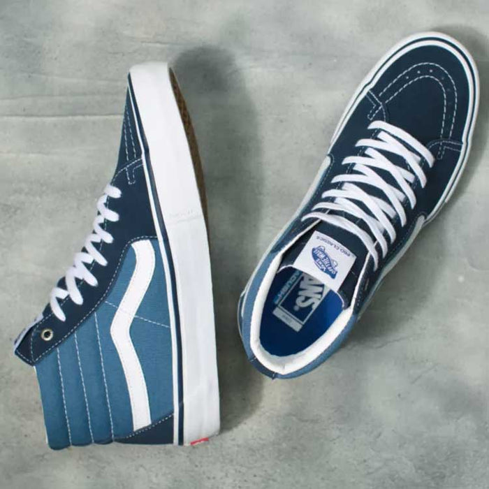VANS SK8-HI PRO ネイビー 8.5ホソイ VANS SK8-HI PRO ネイビー 8.5ホソイ