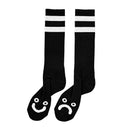 POLAR SKATE CO. HAPPY SAD SOCKS LONG BLACK 【 ポーラー ハッピー サッド ソックス ロング ブラック 】