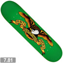 ANTI HERO CLASSIC EAGLE GREEN DECK 7.81 【 アンタイヒーロー クラシック イーグル グリーン デッキ 】
