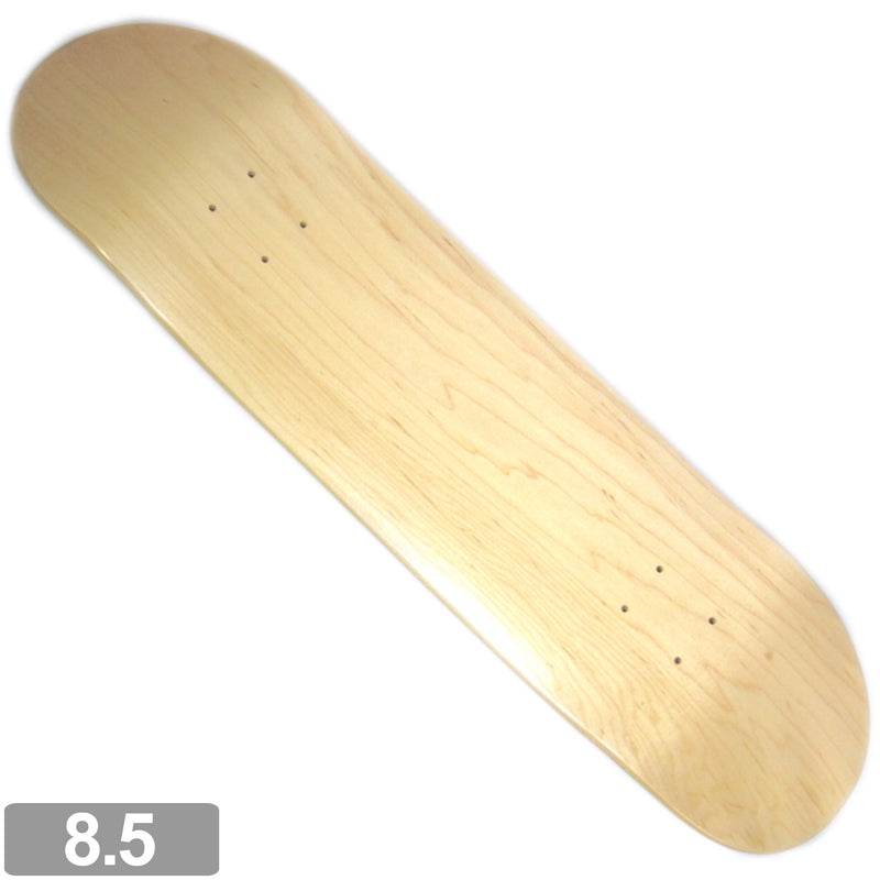 BLANK DECK 8.5インチ ナチュラル 【 高品質 ブランク スケートボード デッキ 】