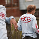 ACE TRUCKS RETRO JERSEY LONG SLEEVE T-SHIRT POWDER BLUE  【 エース レトロ ジャージー ロング スリーブ Tシャツ パウダー ブルー 長袖 】