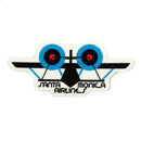 SMA AIR PLANE LOGO STICKER BLACK / BLUE【 サンタモニカエアライン エアプレーン ロゴ ステッカー 】