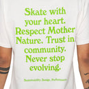 CARIUMA TEE OFF WHITE WITH YOUR HEART 【 カリウマ Tシャツ オフ ホワイト ウィズ ユア ハート 】