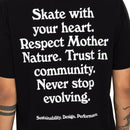 CARIUMA TEE BLACK WITH YOUR HEART 【 カリウマ Tシャツ ブラック ウィズ ユア ハート 】