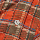 POLAR SKATE CO. FLANNEL SHIRT ORANGE 【 ポーラー スケート フランネル シャツ オレンジ 】