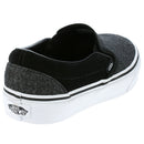 VANS CLASSIC SLIP-ON SUEDE & SUITING BLACK 【 バンズ クラシック スリッポン スエード スーティング ブラック スケート シューズ 】