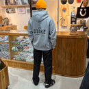 STOKE BONFIRE ZIP HOODIE HEATHER GRAY 【 ストーク ボンファイアー ジップ フーディー ヘザー グレー 】