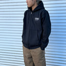 STOKE BONFIRE ZIP HOODIE BLACK 【 ストーク ボンファイアー ジップ フーディー ブラック 】
