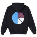 POLAR SKATE CO. 3TONE FILL LOGO HOODIE BLACK 【 ポーラー 3トーン フィル ロゴ フーディー ブラック 】