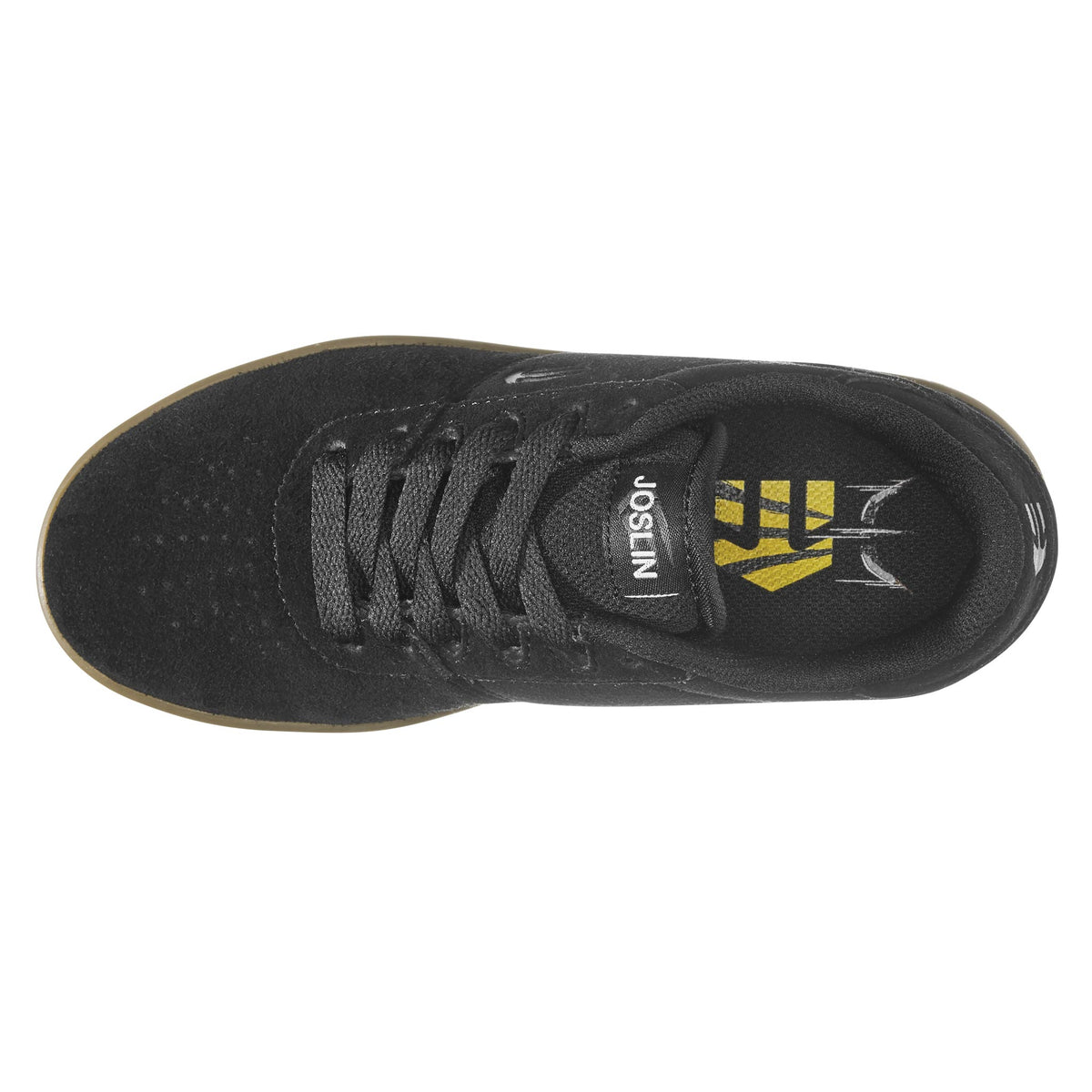 ETNIES JOSLIN KIDS BLACK / GUM SUEDE SHOES 【 エトニーズ