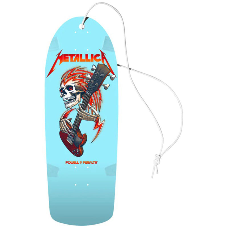 POWELL-PERALTA METALLICA COLLAB LIGHT BLUE AIR FRESHENER PINEAPPLE SCENT 【 パウエル ペラルタ メタリカ コラボ ライト ブルー エアー フレッシュナー パイナップル セント 】