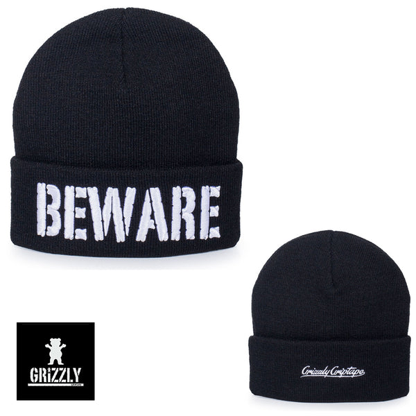 GRIZZLY BEWARE PUFF BEANIE NAVY 【 グリズリー ビウェア ニットキャップ ビーニー 】