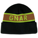 GNARHUNTERS GNAR INTARSIA BLACK BEANIE 【 ナーハンターズ ナー インターシャ ブラック ビーニー 】