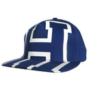 HUF BIG H PANEL BLUE 【 ハフ ビッグ H パネル キャップ ブルー 】
