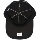 KROOKED EYES STRAPBACK CAP BLACK / BLUE 【 クルキッド アイズ ストラップバック キャップ ブラック / ブルー 】