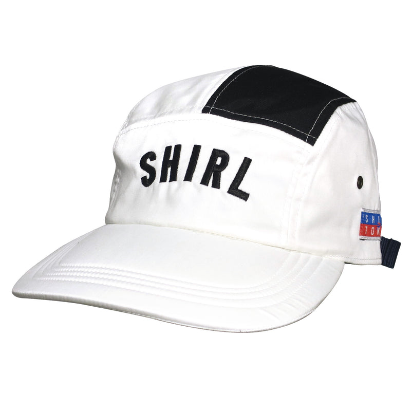 SHIRL PLAY WATER 5P CAP WHITE / BLACK 【 シェール プレイ ウォーター 5パネル キャップ ホワイト / ブラック 】