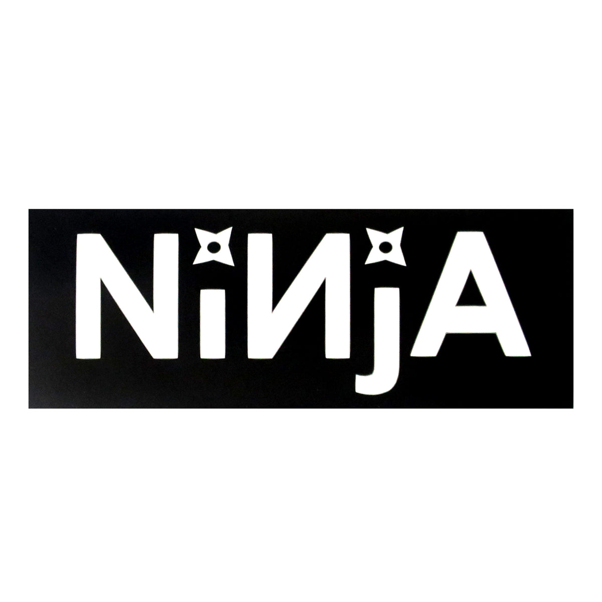 NINJA BLACK LOGO STICKER 【 ニンジャ ロゴ ステッカー 】