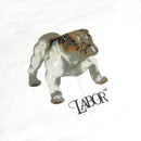 LABOR BULLDOG TEE WHITE 【 レイバー ブルドッグ Tシャツ ホワイト 】