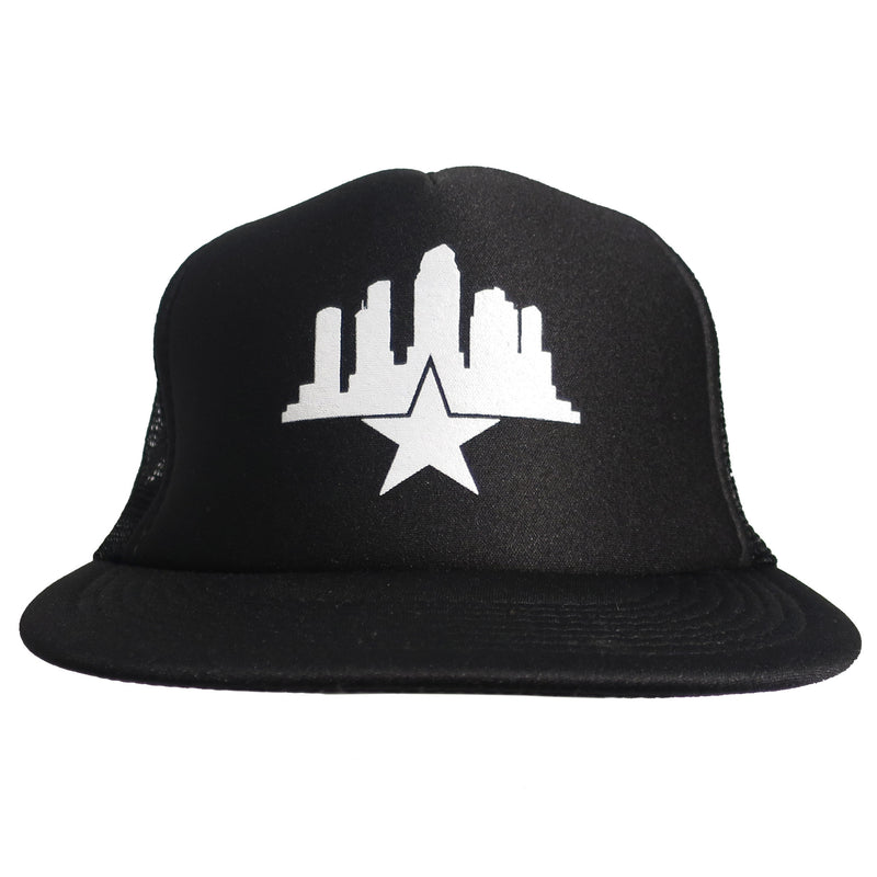 SKATEPARK OF TAMPA CITY STAR FOAM TRUCKER CAP BLACK【 スケートパーク オブ タンパ シティ スター フォーム トラッカー キャップ ブラック 】