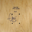 SMA HANDPAINTED POPSICLE DECK 8.25 HALF GRAY【 サンタモニカ エアラインズ ハンドペイント ポプシクル デッキ 】