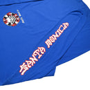 RIP CITY CHECKER CIRCLE LOGO L/S T-SHIRT BLUE 【 リップ シティ チェッカー サイクル ロゴ ブルー長袖  】