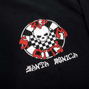 RIP CITY CHECKER CIRCLE LOGO L/S T-SHIRT BLACK 【 リップ シティ チェッカー サイクル ロゴ ブラック  長袖 】