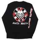 RIP CITY CHECKER CIRCLE LOGO L/S T-SHIRT BLACK 【 リップ シティ チェッカー サイクル ロゴ ブラック  長袖 】