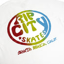 RIP CITY CLASSIC OG LOGO T-SHIRT WHITE 【 リップ シティ クラシック OG ロゴ Tシャツ ホワイト 】
