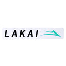 LAKAI BAR STICKER WHITE / BLACK MEDIUM 【 ラカイ バー ステッカー ホワイト / ブラック ミディアム 】