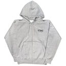 STOKE BONFIRE ZIP HOODIE HEATHER GRAY 【 ストーク ボンファイアー ジップ フーディー ヘザー グレー 】