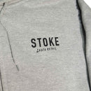 STOKE BONFIRE ZIP HOODIE HEATHER GRAY 【 ストーク ボンファイアー ジップ フーディー ヘザー グレー 】