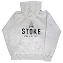 STOKE BONFIRE ZIP HOODIE HEATHER GRAY 【 ストーク ボンファイアー ジップ フーディー ヘザー グレー 】