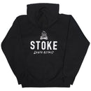 STOKE BONFIRE ZIP HOODIE BLACK 【 ストーク ボンファイアー ジップ フーディー ブラック 】