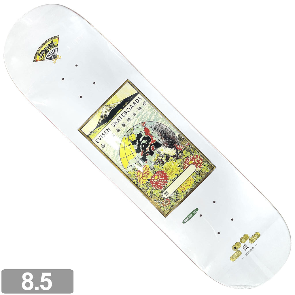 EVISEN SKATEBOARDS GLOBE LABEL DECK 8.5 【 エビセン グローブ