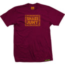 SHAKE JUNT ONE PASS T-SHIRTS BURGUNDY 【 シェイクジャント ワン パス バーガンディー Tシャツ 】