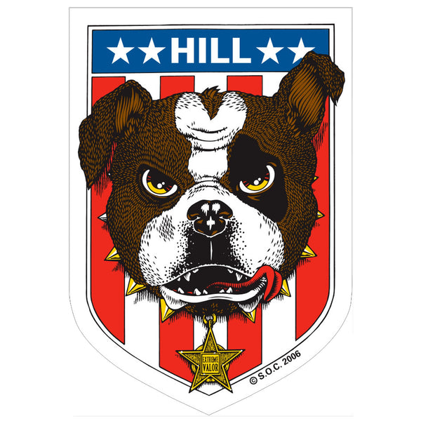 POWELL-PERALTA FRANKIE Hill BULLDOG STICKER 【 パウエル ペラルタ フランキー ヒル ブルドッグ ステッカー 】