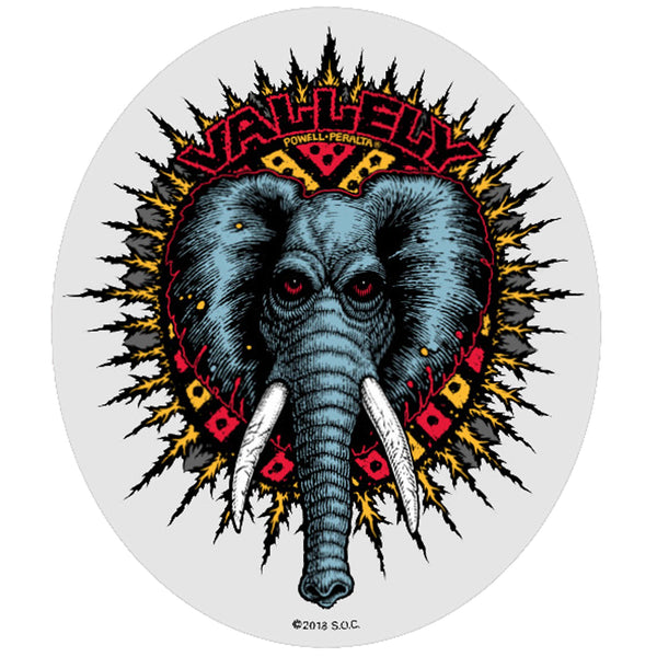 POWELL-PERALTA VALLELY ELEPHANT STICKER 【 パウエル バレリー エレファント ステッカー 】