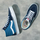 VANS SKATE SK8-HI NAVY / WHITE 【 バンズ スケート ハイ プロ ネイビー / ホワイトスケート シューズ 】