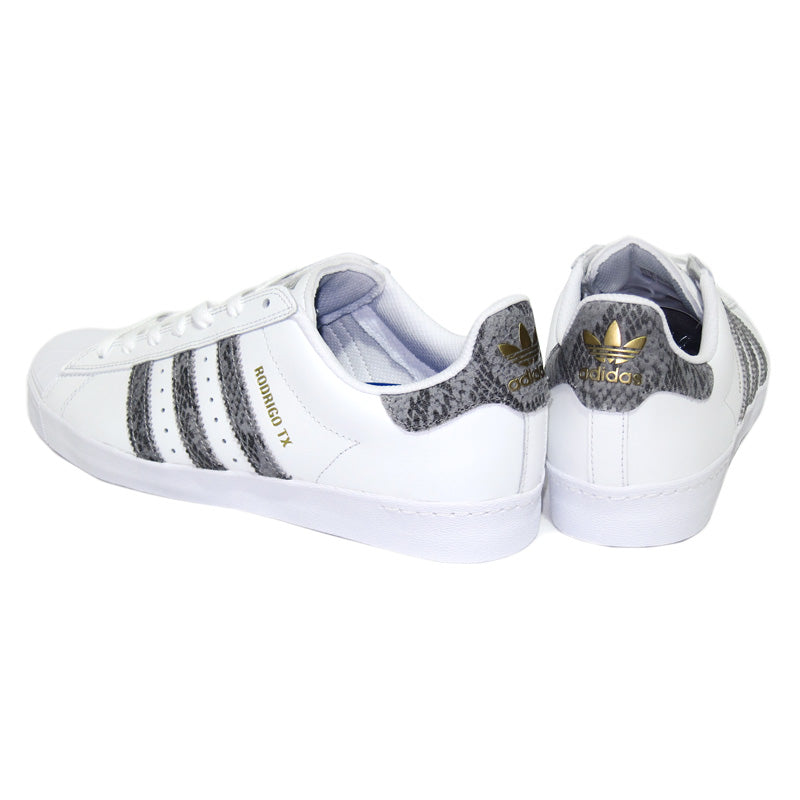 ADIDAS SUPER STAR VULC ADV RODRIGO TX  CRYSTAL WHITE / SOLID GREY 【 アディダス スーパー スター バルカナイズド ADV ロドリゴ TX クリスタルホワイト ソリッドグレー シューズ 】