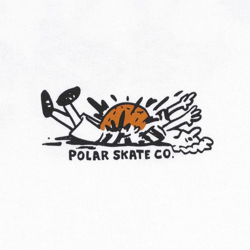 POLAR SKATE CO. BASKETBALL T-SHIRTS WHITE 【 ポーラー バスケットボール Tシャツ ホワイト 】