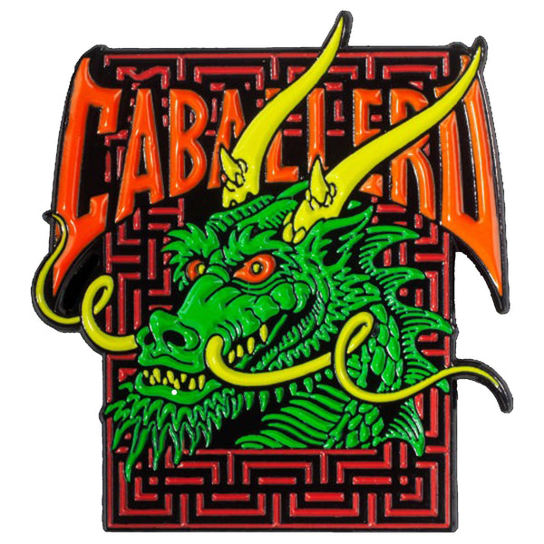 POWELL-PERALTA CAB STREET DRAGON GREEN LAPEL PIN 【 パウエル キャブ ストリート ドラゴン グリーン ラペル ピン 】