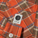 POLAR SKATE CO. FLANNEL SHIRT ORANGE 【 ポーラー スケート フランネル シャツ オレンジ 】