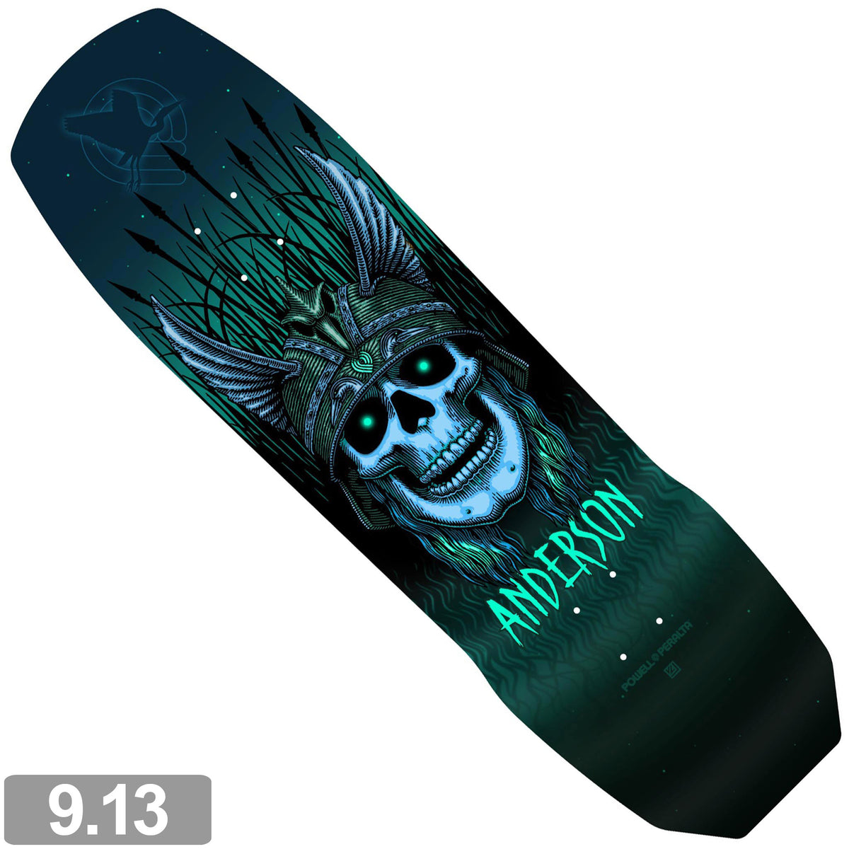 POWELL-PERALTA ANDY ANDERSON HERON SKULL MAPLE DECK 9.13 【 パウエル ペラルタ ア