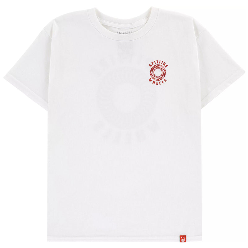 SPITFIRE KIDS HOLLOW CLASSIC T SHIRT WHITE 【 スピットファイア キッズ ホロー クラシック T シャツ ホワイト 】