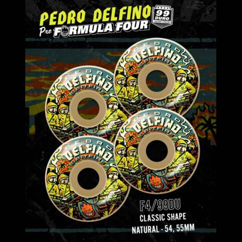 SPITFIRE FORMULA FOUR CLASSIC PEDRO DELFINO PRO WHEEL 99A 54mm 【 スピットファイア F4 クラシック ペドロ デルフィーノ プロ ウィール 】