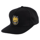 SPITFIRE BIGHEAD FILL SNAPBACK HAT BLACK / YELLOW 【 スピットファイア ビッグヘッド フィル スナップバック ハット ブラック / イエロー 】