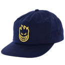 SPITFIRE BIGHEAD UNSTRUCTURED SNAPBACK HAT NAVY / YELLOW 【 スピットファイア ビッグヘッド アンストラクチャド スナップバック ハット ネイビー / イエロー 】