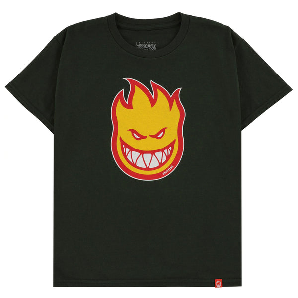 SPITFIRE KIDS BIGHEAD FILL T SHIRT GREEN 【 スピットファイア キッズ ビッグヘッド フィル T シャツ グリーン 】