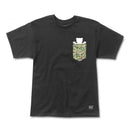 GRIZZLY WILD WOODS POCKET BLACK T-SHIRTS 【 グリズリー ワイルド ウッド ポケット ブラック Tシャツ】