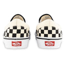 VANS CLASSIC SLIP-ON BLACK & WHITE CHECKERBOARD /  WHITE 【 バンズ クラシック スリッポン ブラック ホワイト チェッカーボード ホワイト スケート シューズ 】